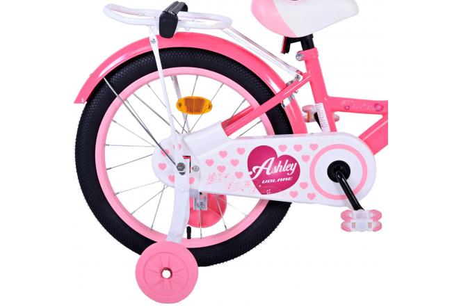 Volare Ashley Kinderfahrrad - Mädchen - 18 Zoll - Rosa/Rot [CLONE]