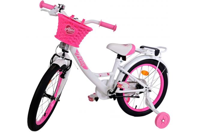Volare Ashley Kinderfahrrad - Mädchen - 18 Zoll - Weiß [CLONE]