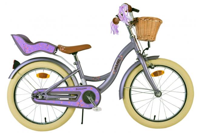 Volare Blossom Kinderfahrrad - Mädchen - 18 Zoll - Lila [CLONE]