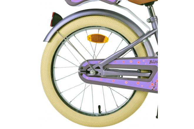 Volare Blossom Kinderfahrrad - Mädchen - 18 Zoll - Lila [CLONE]