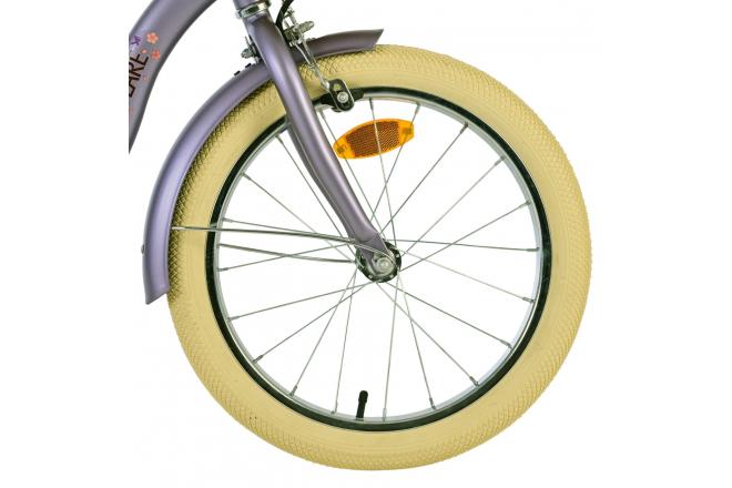Volare Blossom Kinderfahrrad - Mädchen - 18 Zoll - Lila [CLONE]