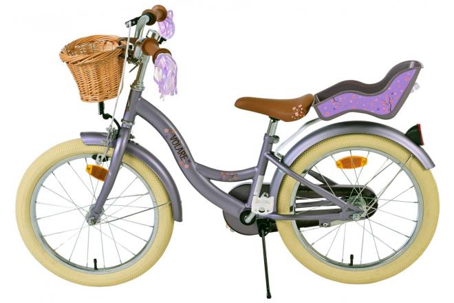 Volare Blossom Kinderfahrrad - Mädchen - 18 Zoll - Lila [CLONE]