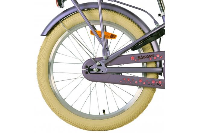 Volare Blossom Kinderfahrrad - Mädchen - 20 Zoll - Lila