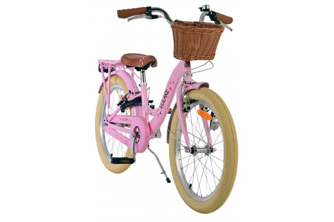 Volare Blossom Kinderfahrrad - Mädchen - 20 Zoll - Rosa - Zweihandbremsen