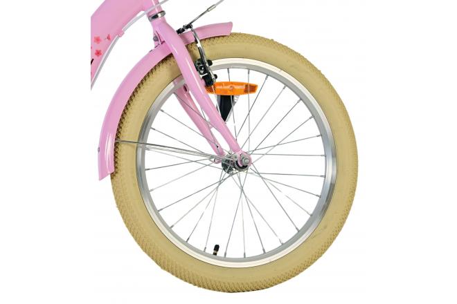 Volare Blossom Kinderfahrrad - Mädchen - 20 Zoll - Rosa - Zweihandbremsen