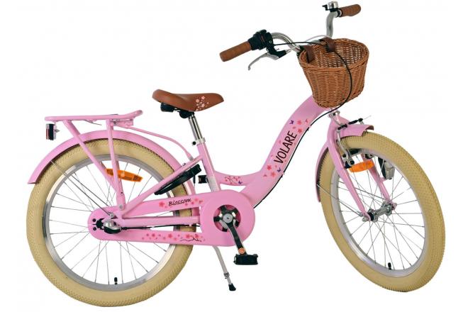 Volare Blossom Kinderfahrrad - Mädchen - 20 Zoll - Rosa - Nexus 3 Gänge