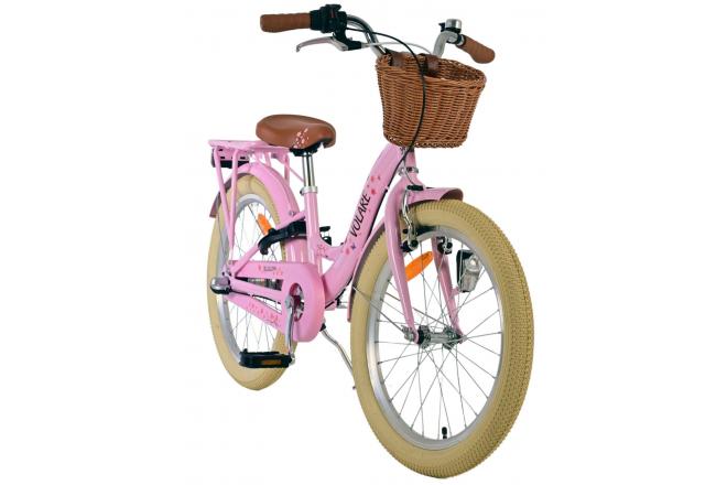 Volare Blossom Kinderfahrrad - Mädchen - 20 Zoll - Rosa - Nexus 3 Gänge