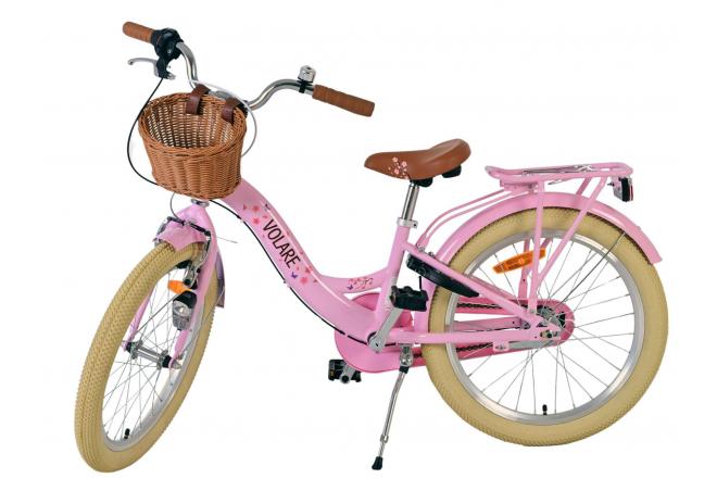Volare Blossom Kinderfahrrad - Mädchen - 20 Zoll - Rosa - Nexus 3 Gänge