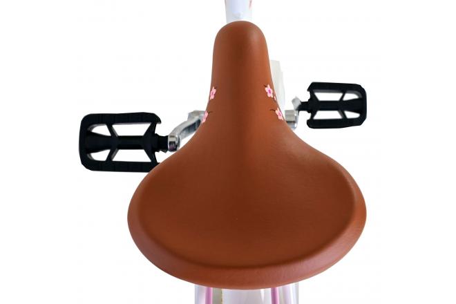 Volare Blossom Kinderfahrrad - Mädchen - 20 Zoll - Weiß - Nexus 3 Gänge
