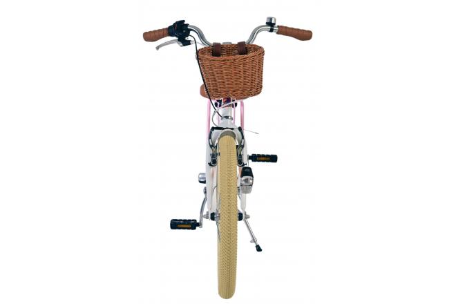 Volare Blossom Kinderfahrrad - Mädchen - 20 Zoll - Weiß - Nexus 3 Gänge