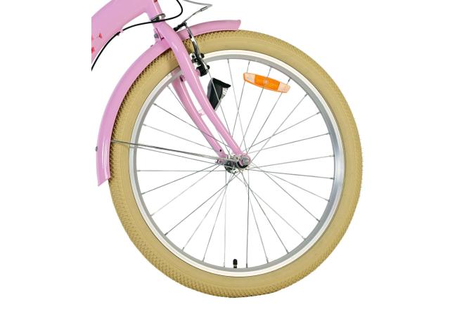 Volare Blossom Kinderfahrrad - Mädchen - 24 Zoll - Rosa - 3 Gänge