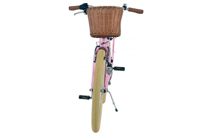 Volare Blossom Kinderfahrrad - Mädchen - 24 Zoll - Rosa - 3 Gänge