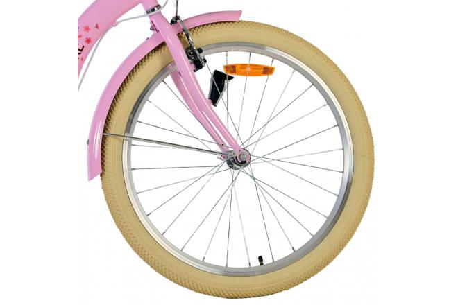 Volare Blossom Kinderfahrrad - Mädchen - 24 Zoll - Rosa - Zweihandbremsen