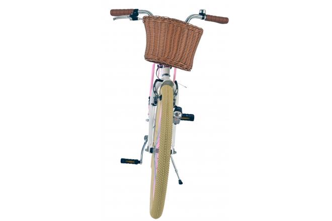 Volare Blossom Kinderfahrrad - Mädchen - 24 Zoll - Weiß