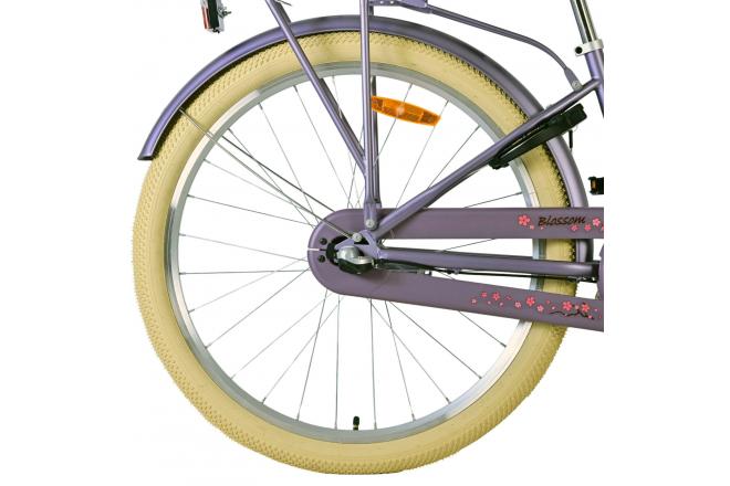 Volare Blossom Kinderfahrrad - Mädchen - 26 Zoll - Lila - Nexus 3 Gänge
