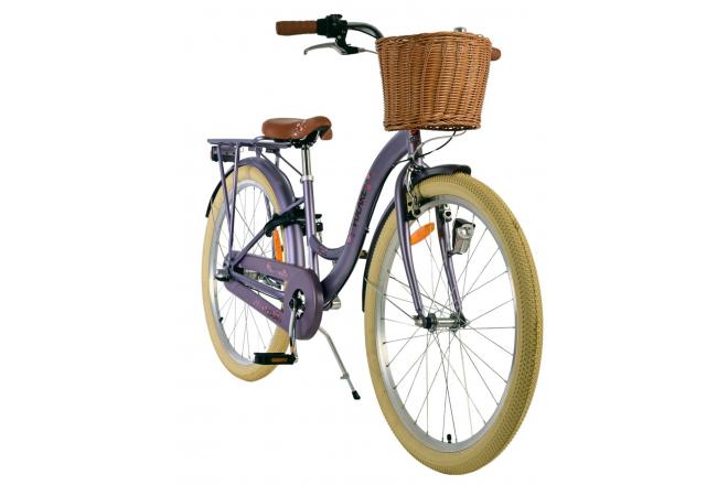 Volare Blossom Kinderfahrrad - Mädchen - 26 Zoll - Lila - Nexus 3 Gänge