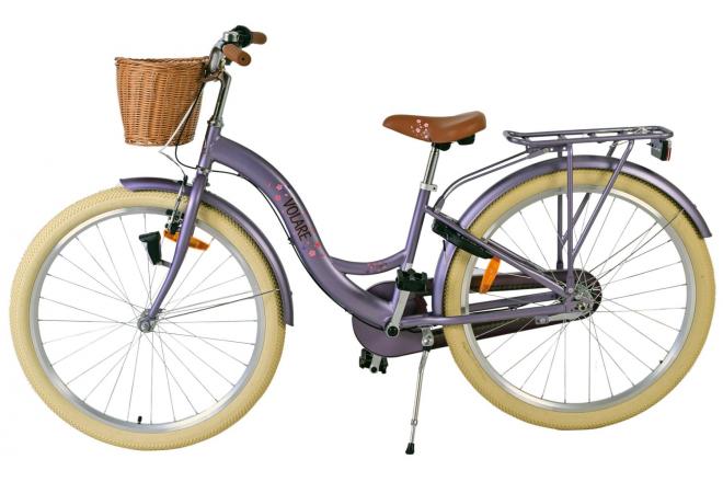 Volare Blossom Kinderfahrrad - Mädchen - 26 Zoll - Lila - Nexus 3 Gänge