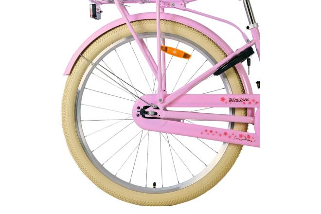 Volare Blossom Kinderfahrrad - Mädchen - 26 Zoll - Pink