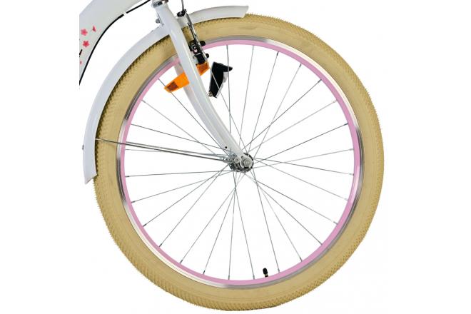 Volare Blossom Kinderfahrrad - Mädchen - 26 Zoll - Weiß - Nexus 3-Gange