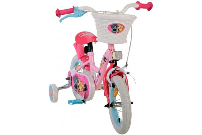 Woezel & Pip Kinderfahrrad - Mädchen - 12 Zoll - Rosa [CLONE]